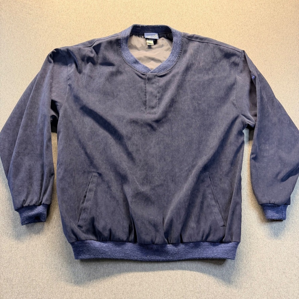 Sunderland of Scotland Navy LPGA Golf Windshirt Mens XXL Made in USA